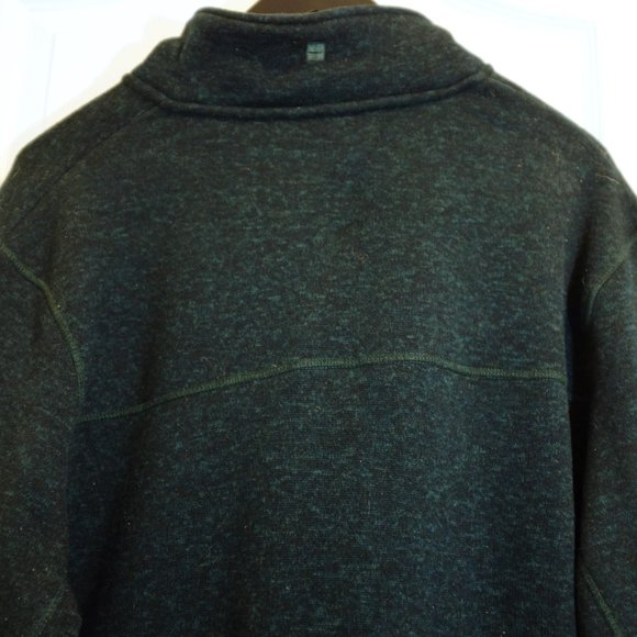 COPY - MOUNTAIN WAREHOUSE Mens Tracksuit Top Jacket 3XL forest Green Flecked - Picture 4 of 10